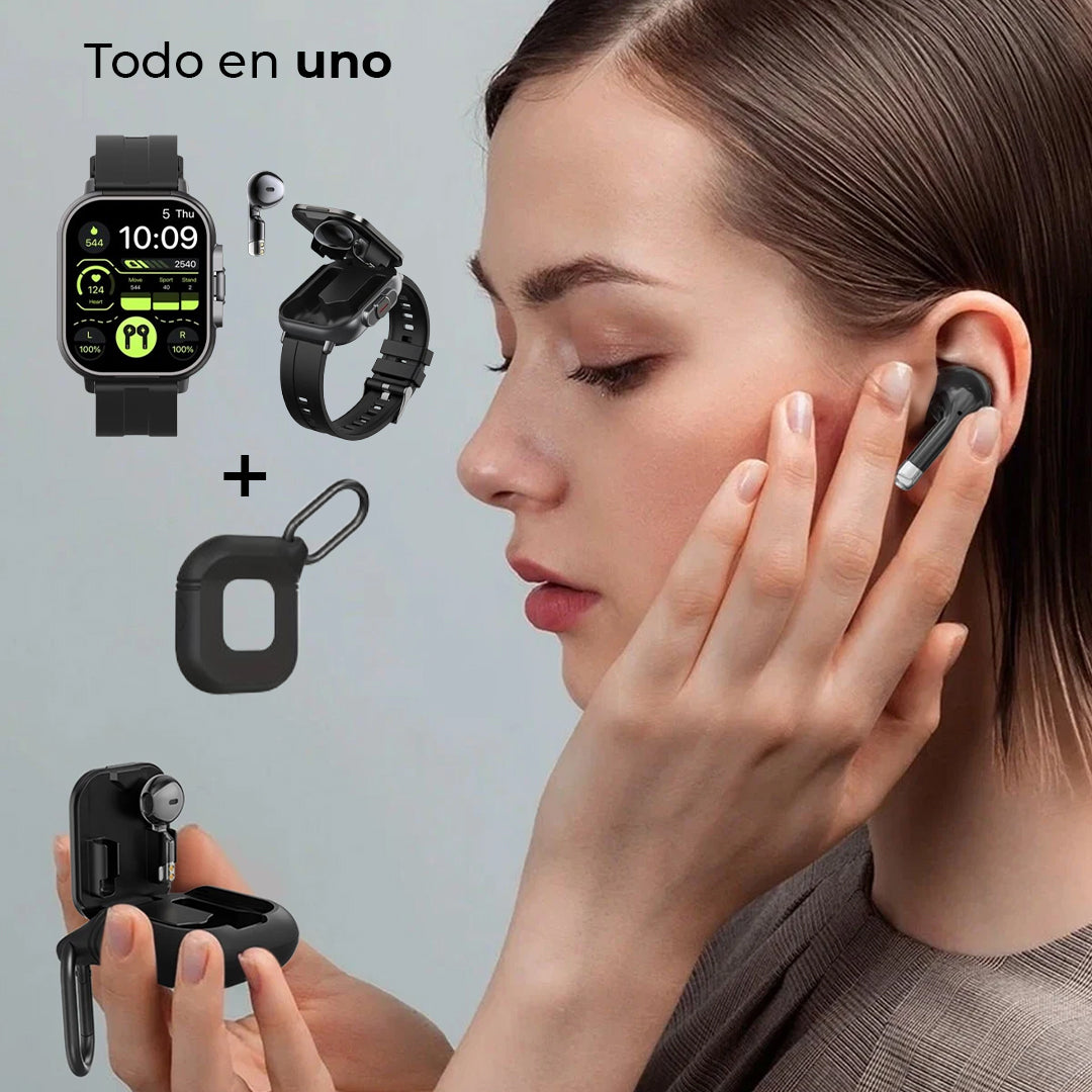 D8PRO SMART PULSO GOMA + AUDIFONOS