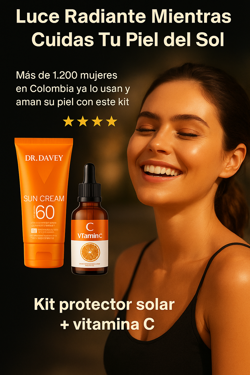 KIT PROTECTOR SOLAR + VITAMINA C